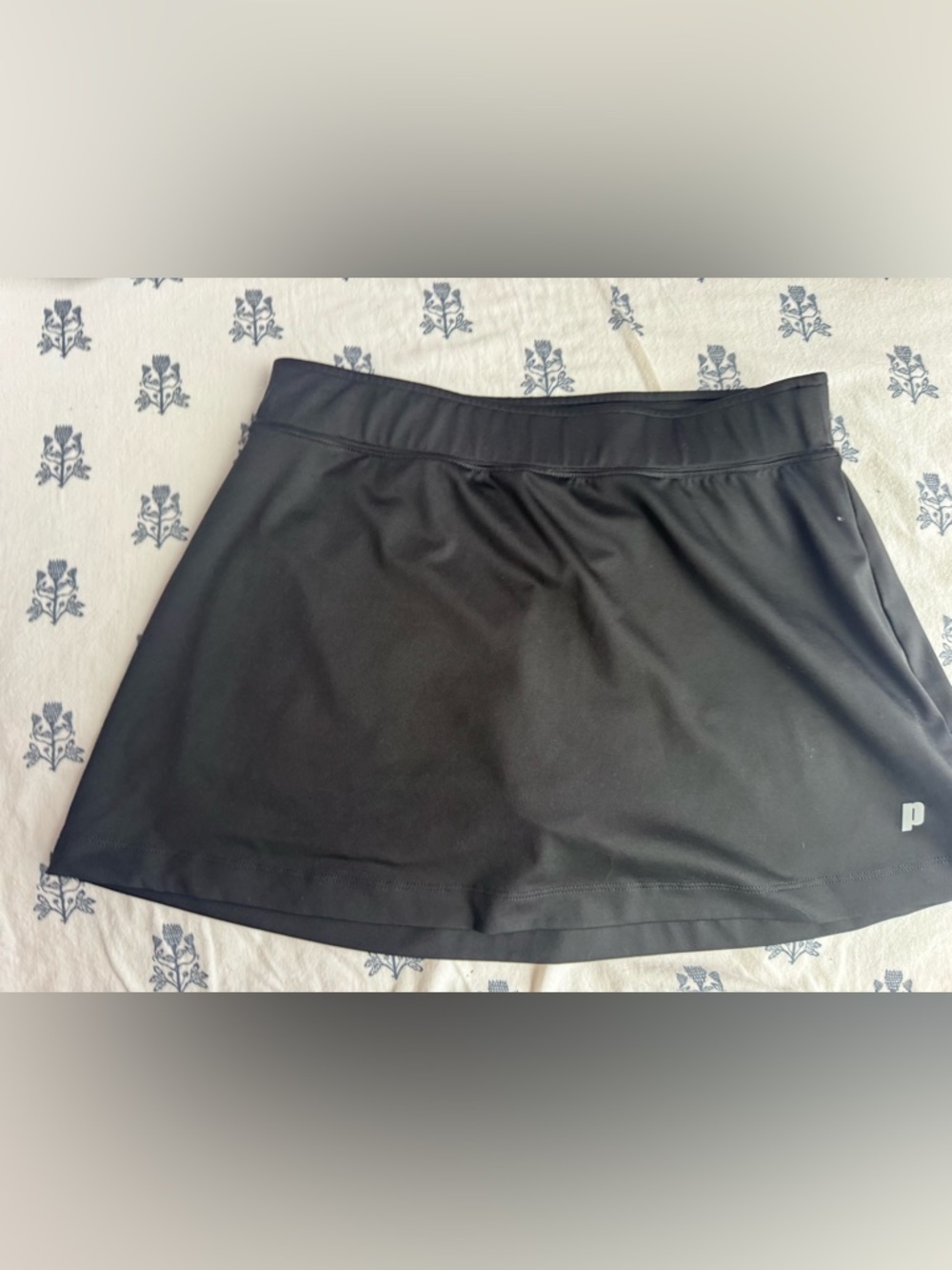 Prince Black Performance Skort